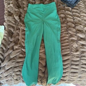 Lululemon Green Ribbed Leggings